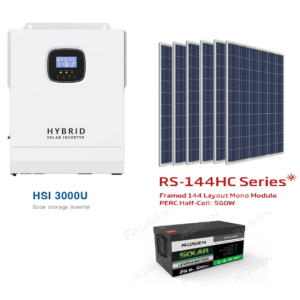 PANELES SOLARES KIT HÍBRIDO 3 KW