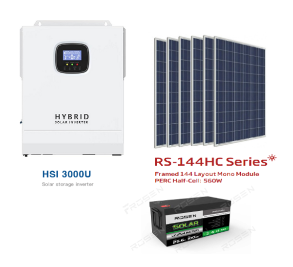 PANELES SOLARES KIT HÍBRIDO 3 KW